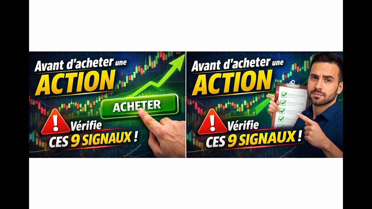 Avant d’acheter une action, vérifie ces 9 signaux
