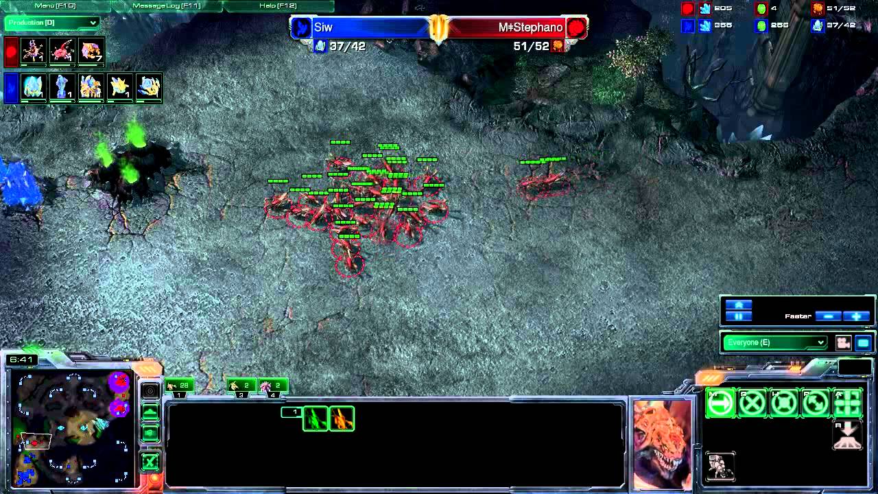 Starcraft 2 - Siw [P] vs Stephano [Z] (komentarz)