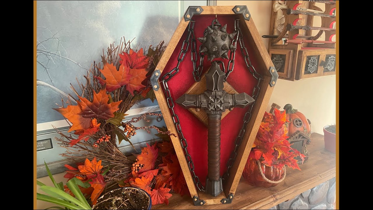 DIY Coffin Shadow Box | Spooky Wall Decor Tutorial