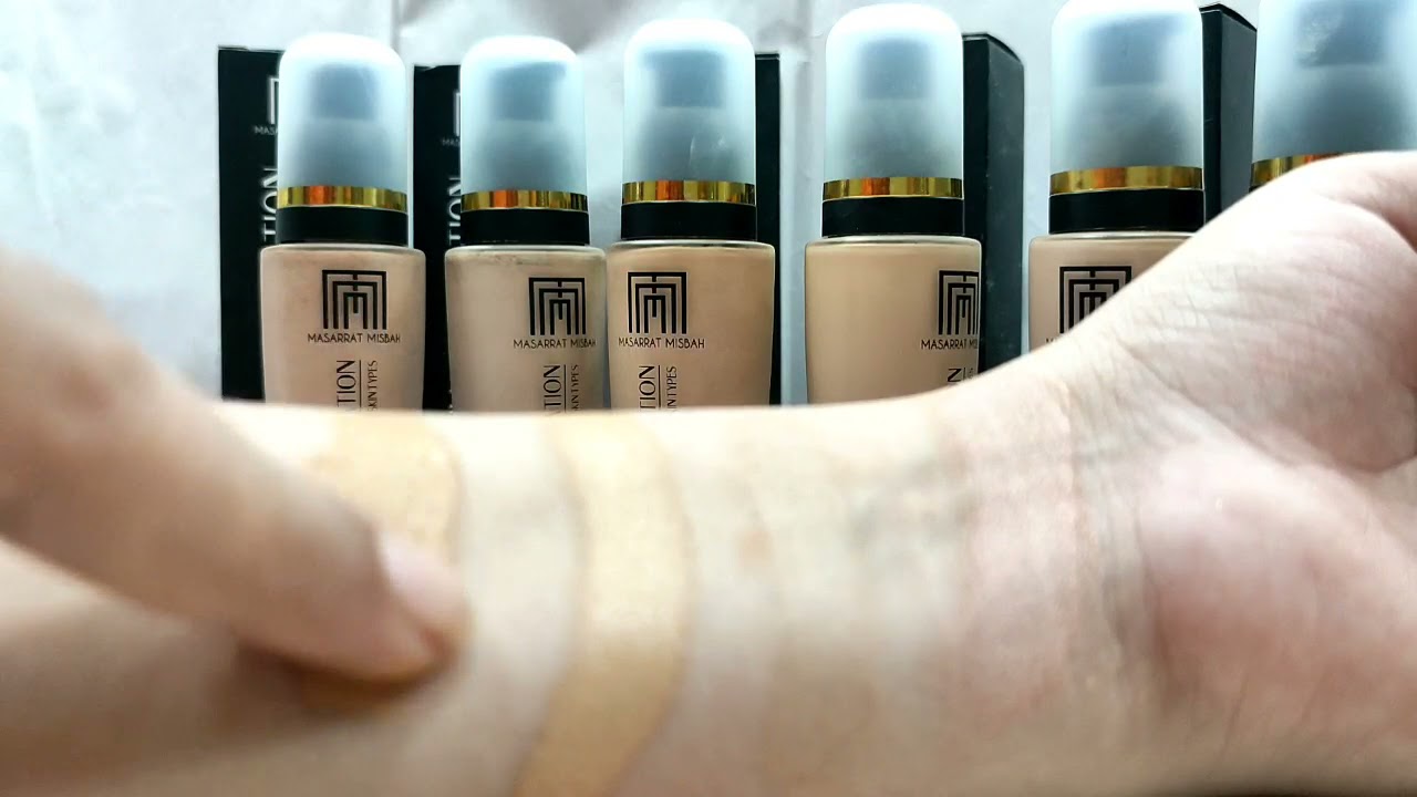 #Musarat Misbah foundation Shade's detail & honest Review