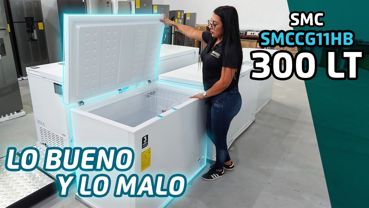 🥶 CONGELADOR SMC SMCCG11HB 300LT BLANCO FUNCI&Oacute;N DUAL CARACTER&Iacute;STICAS / KISSU ECUADOR
