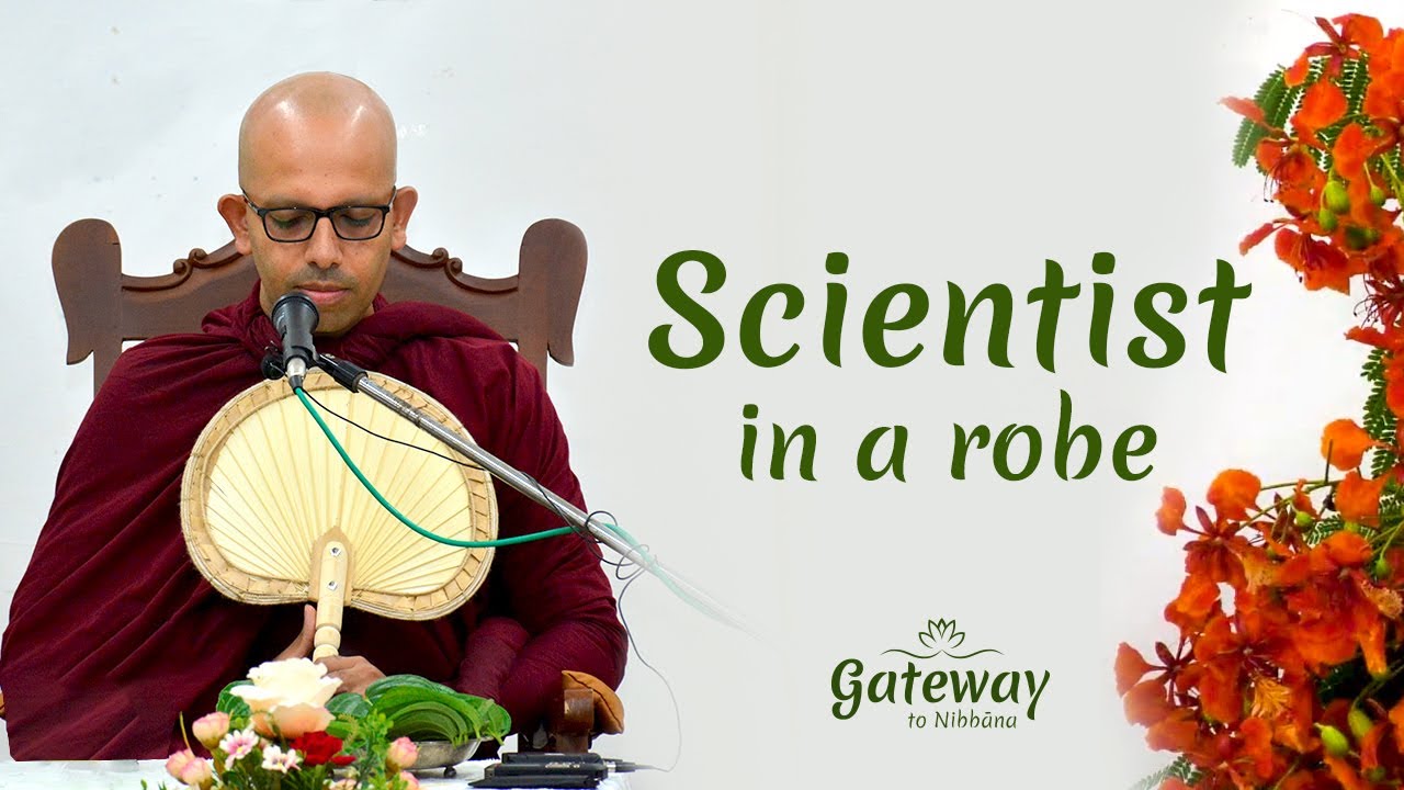Scientist in a robe