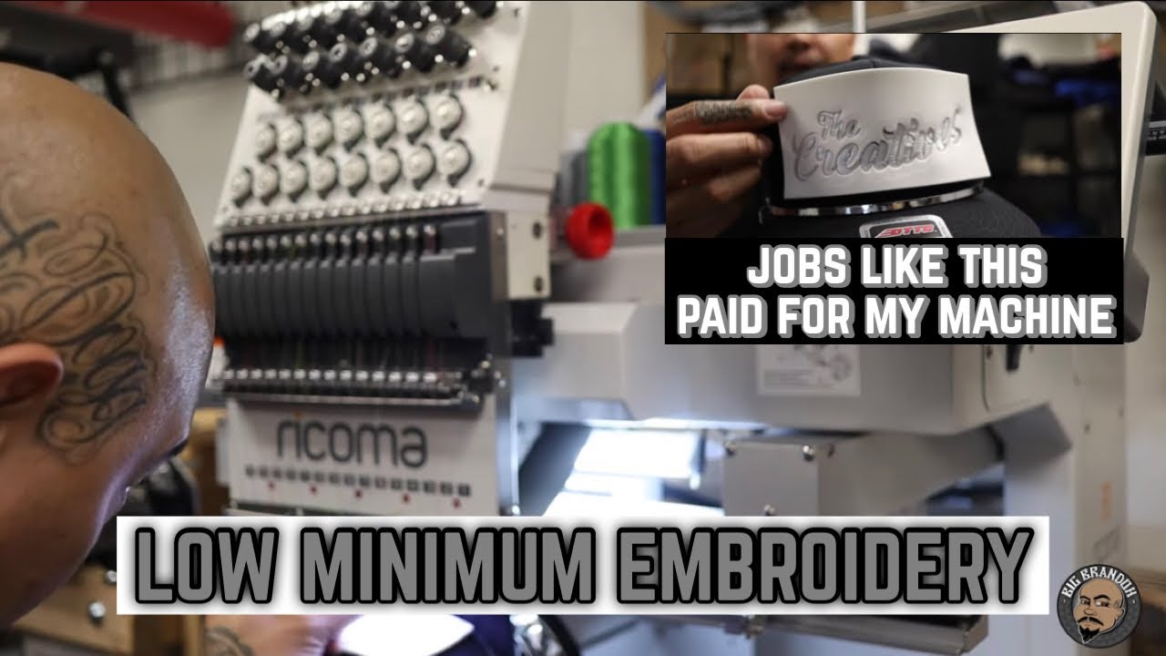 Low Minimum Embroidery Work