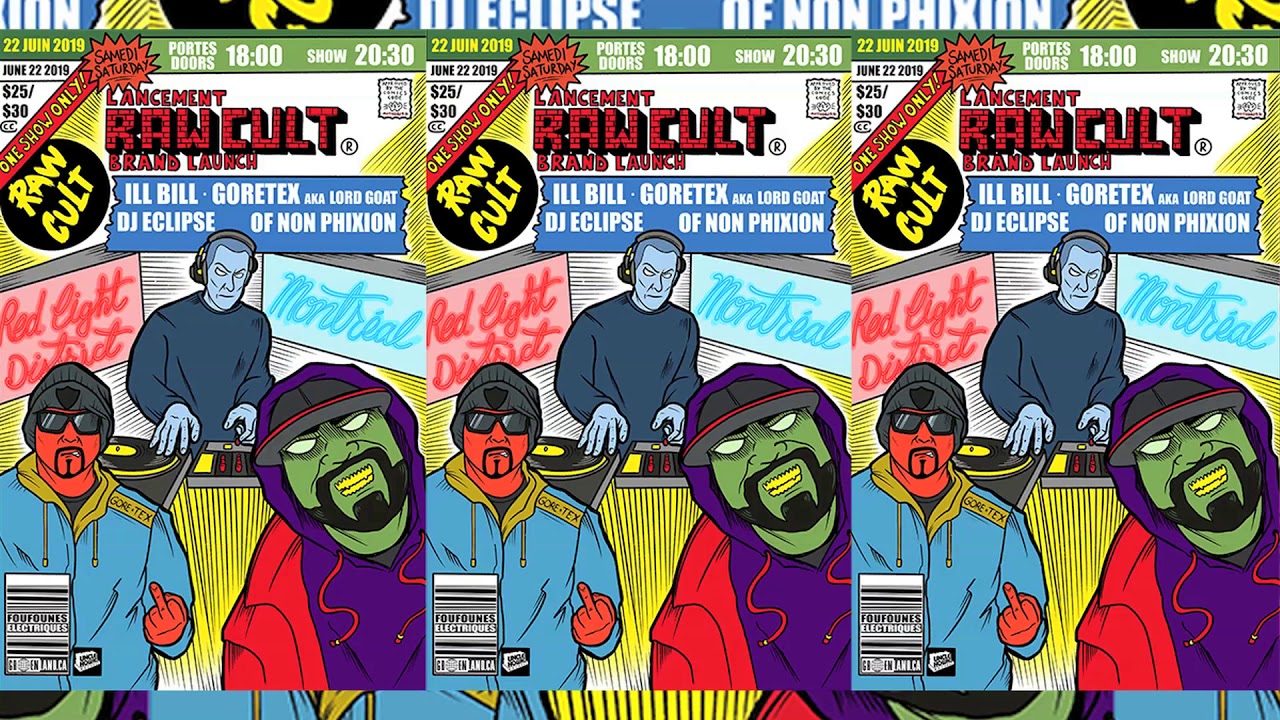 ILL Bill, Goretex, DJ Eclipse | RAW CULT Launch | SiriusXM/Shade 45/Rap Is Outta Control