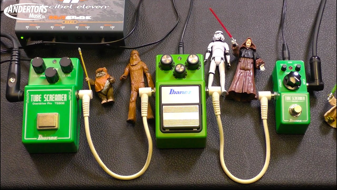 Tube Screamer Shoot Out - TS Mini vs TS9 vs TS808