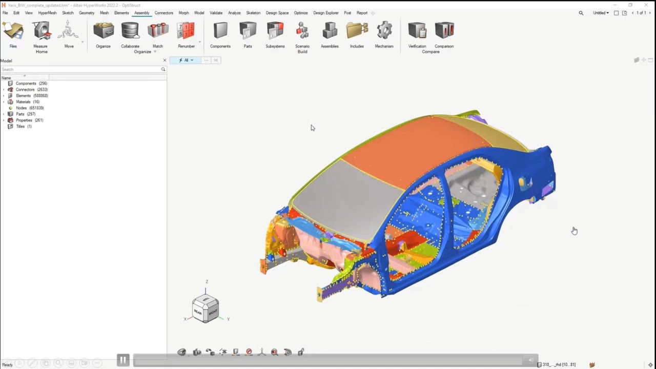 HyperWorks 2022.2 Release Highlights: Model Build and Assembly