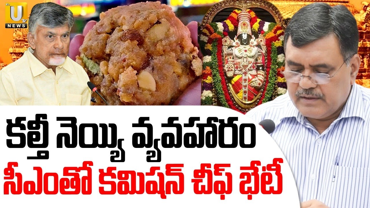 EX IAS Dinesh Kumar Meets CM Chandrababu on Adulterated Ghee in Tirumala | సీఎంతో కమిషన్‌ చీఫ్‌ భేటీ