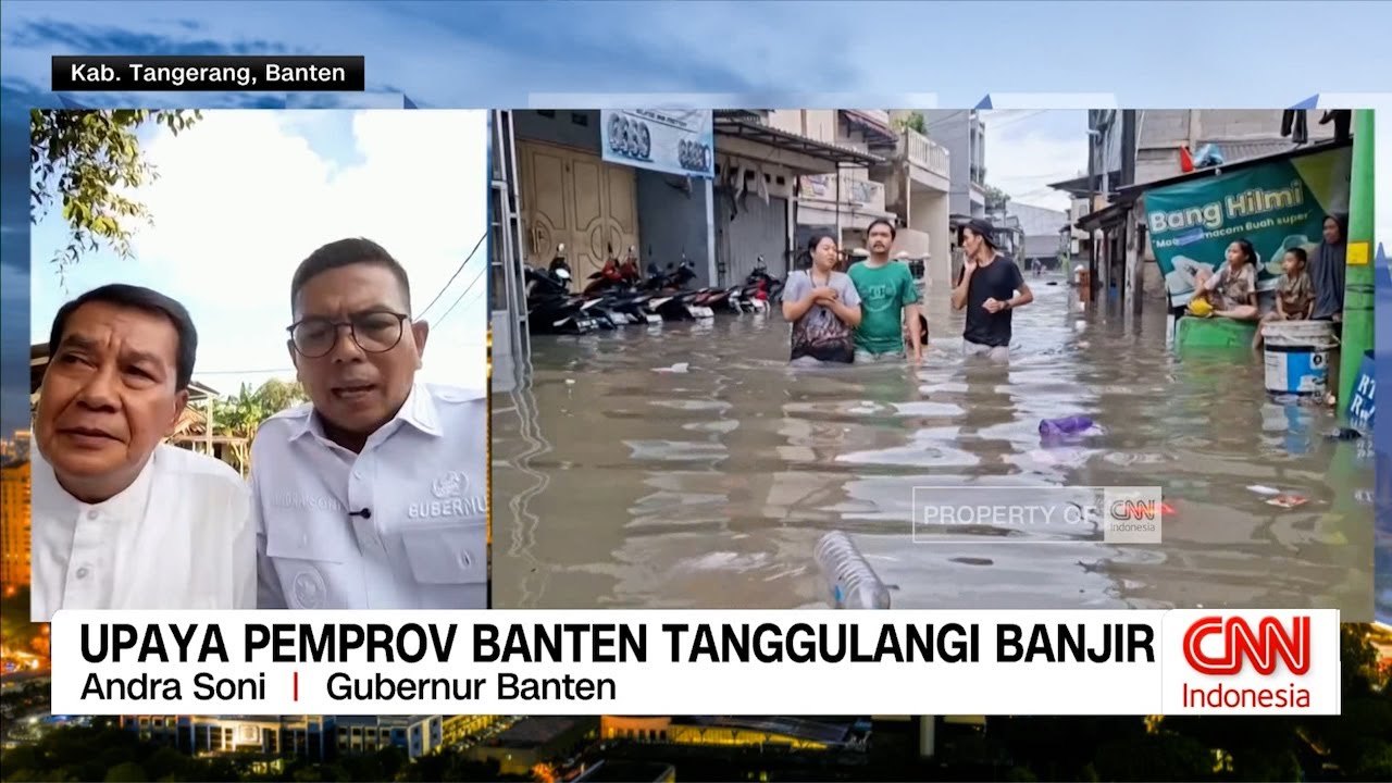 Upaya Pemprov Banten Tanggulangi Banjir