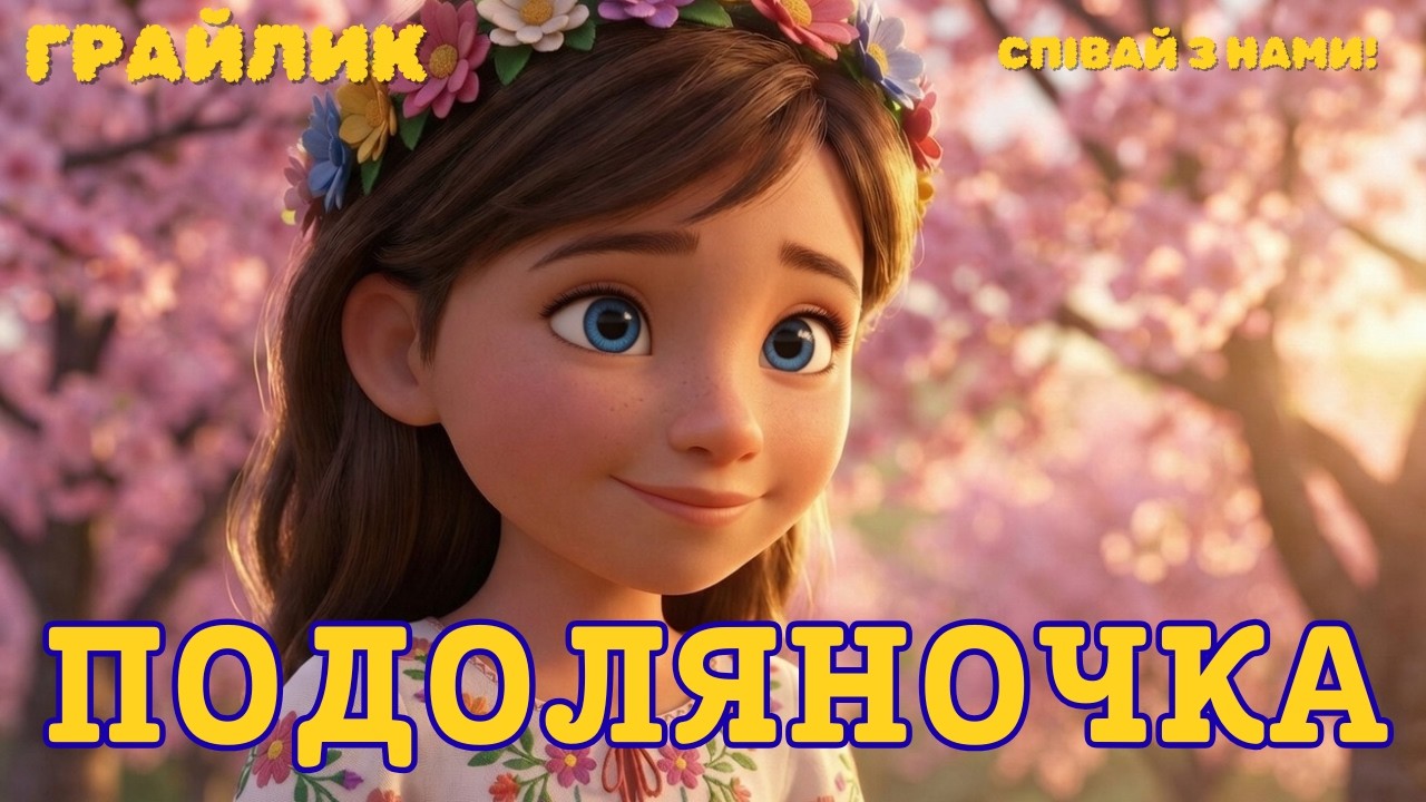 ПОДОЛЯНОЧКА 🌸 Українська народна гра-веснянка | Дитячі пісні (Грайлик)