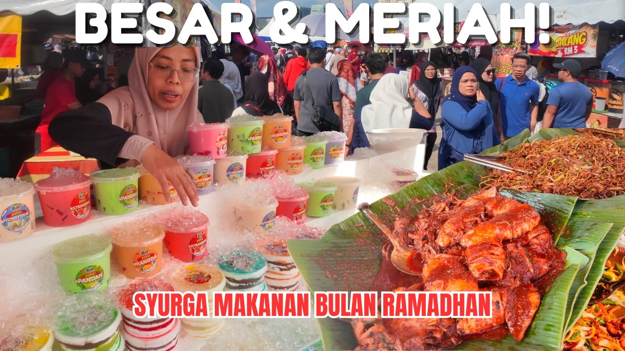 BAZAR RAMADHAN PUTRAJAYA‼️ Terpaling Besar & Penuh Warna | Malaysia Ambience TV
