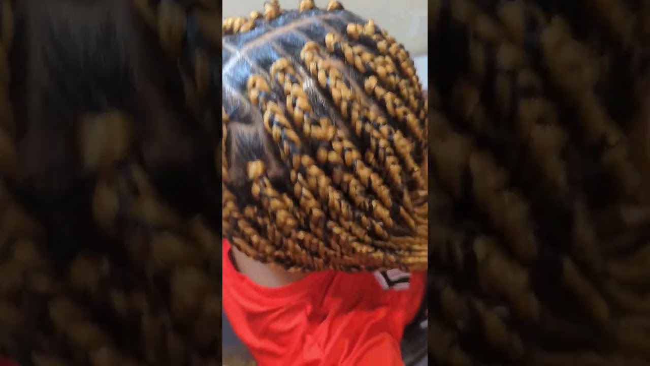 Blonde Boxbraids , tutorial coming soon