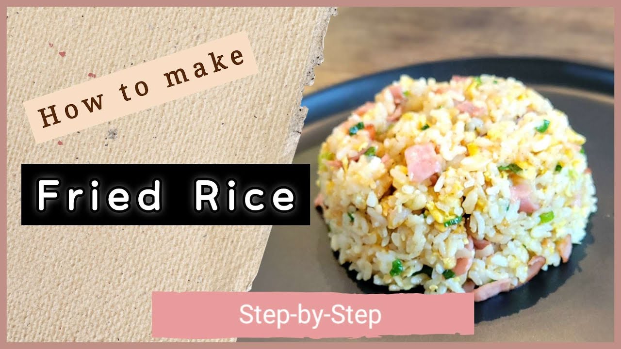 Fried Rice Recipe, Japanese style, Step-by-Step, Easy