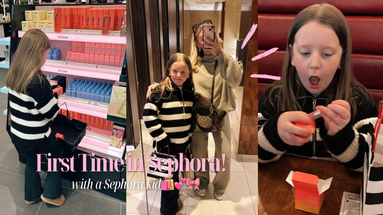 my LITTLE SISTERS FIRST TIME in SEPHORA🛍🎀