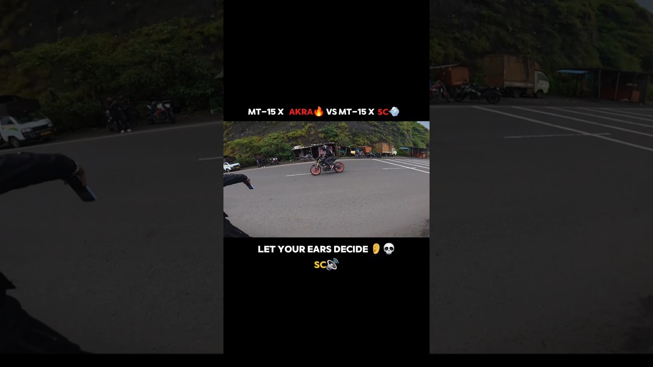 Akrapovic MT-15 vs SC Project MT-15 🔥 | Sound Battle of the Beasts
