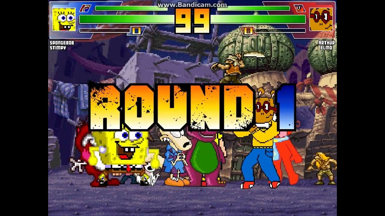 MUGEN battle #5280: Nickelodeon vs PBS Kids