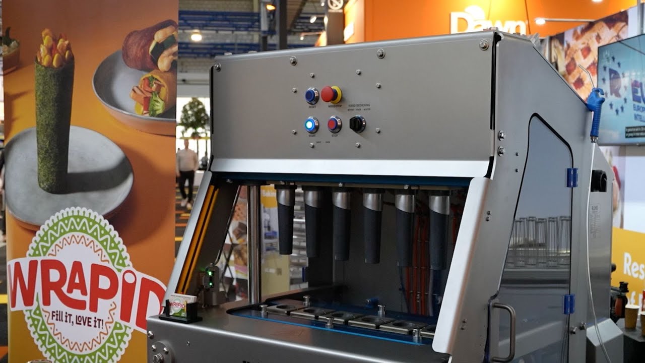 Wrapid demonstreert machine Rens Bakery Solutions op de Bakkersvak | #3 Ondernemerslounge RTLZ