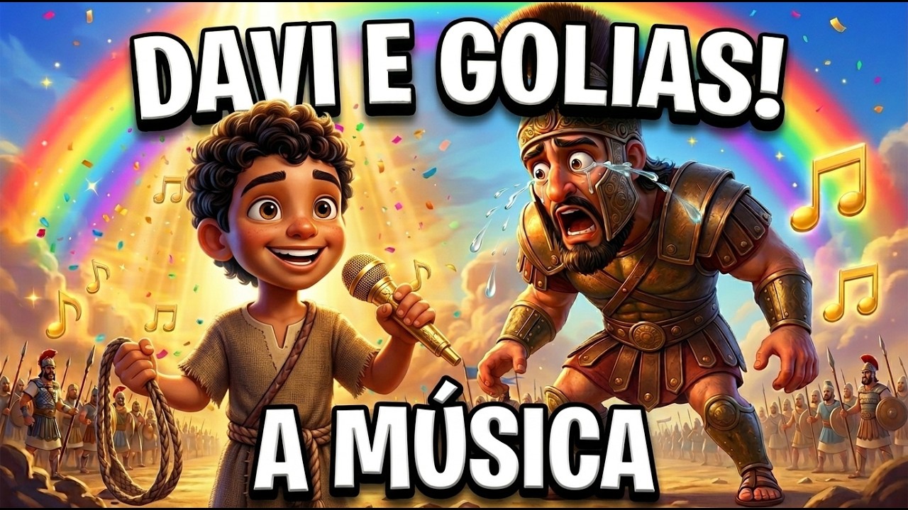 DAVI E GOLIAS (O HIT DO PEQUENINO) 🥊 | Música Dançante Infantil