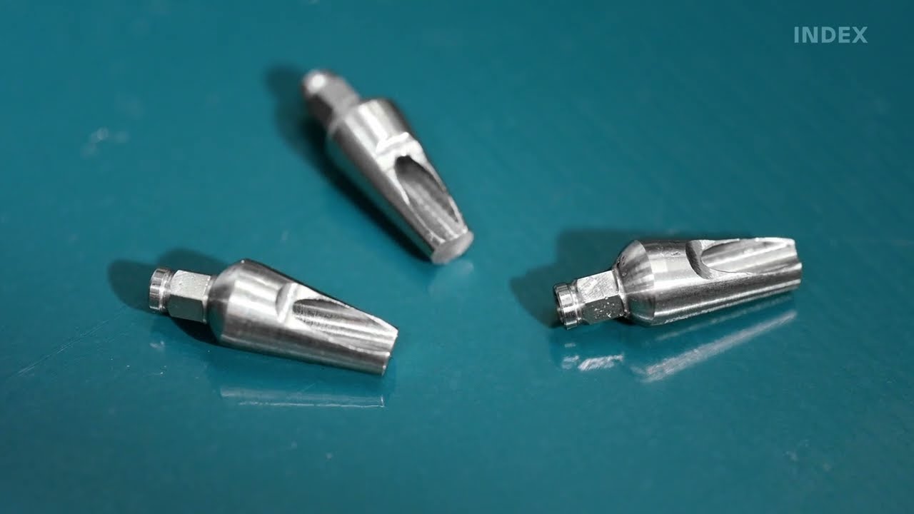 INDEX MS24-6 - Angled Dental Abutment (complete machining with deburring)