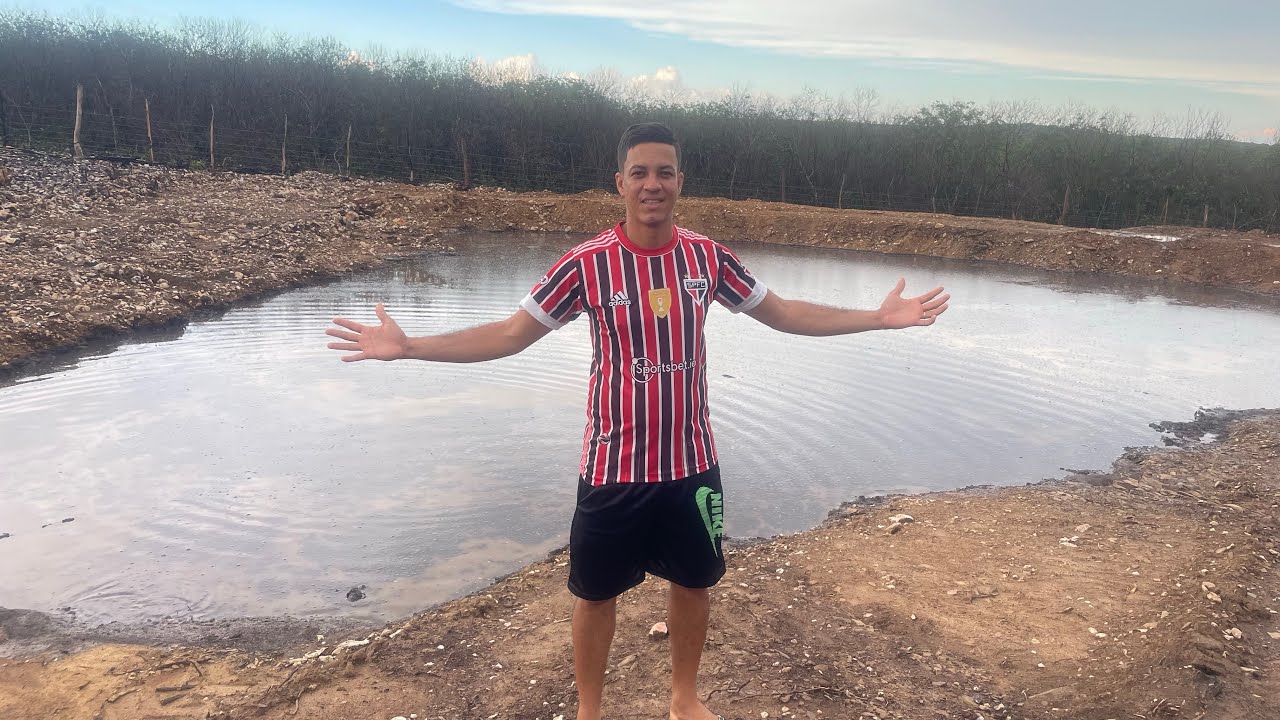 MAIS UM SONHO REALIZADO NO SERTÃO - A CHUVA ENCHEU A BARRAGEM