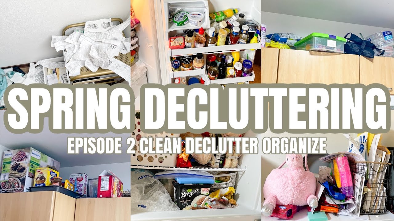 MASSIVE SPRING DECLUTTER CLEAN AND ORGANIZE WITH ME | EXTREME CLEANING MOTIVATION|2024 CLEAN WITH ME