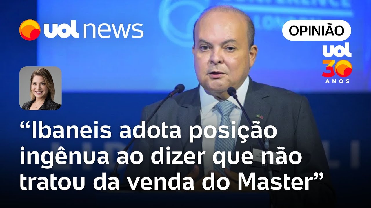 Ibaneis adota posição ingênua ao dizer que não tratou da venda do Master | Daniela Lima