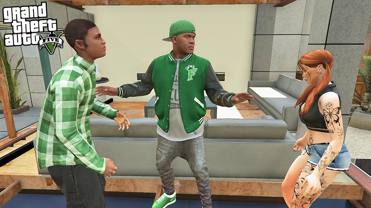 FRANKLIN GIRLFRIEND FIND OUT ABOUT HIS SON IN GTA 5!!!