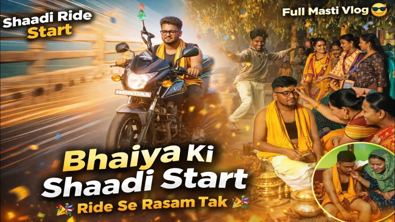 Bhaiya Ki Shaadi Start 🚀 | Shaadi Ghar Ki Pehli Jhalkiyan 🎉 | The Rider G. 