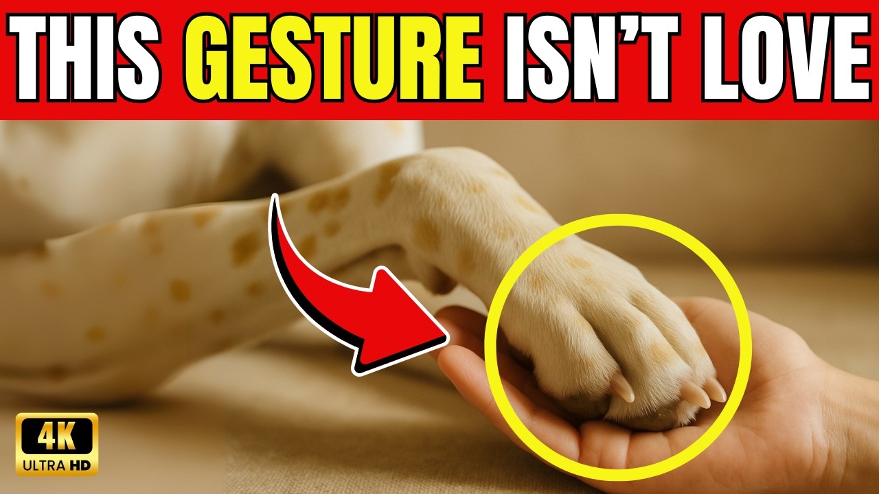 Why Do Dogs Put Their Paw On You? THIS Is What They’re Saying!