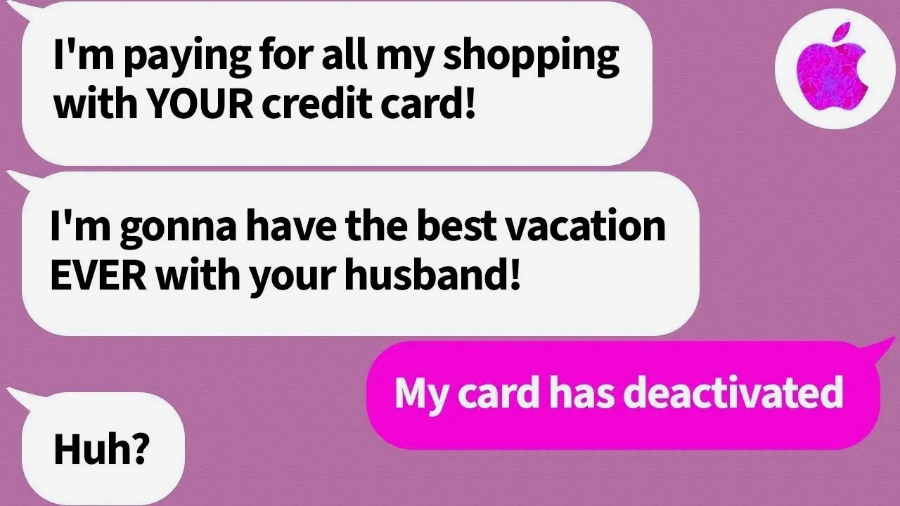 My husband tried to use my credit card to pay for a vacation with his mistress