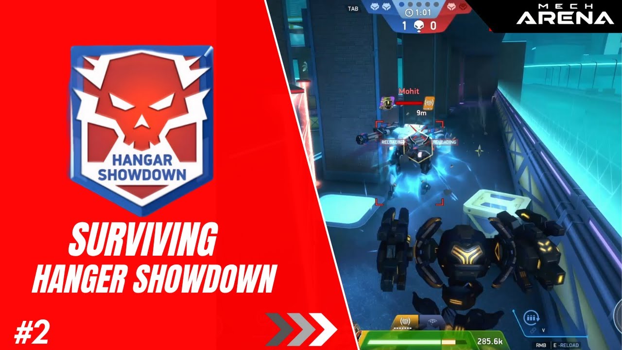 Surviving Hanger Showdown Day 2 | Intense Mech Arena Challenge Gameplay