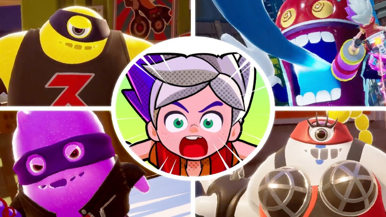 Ninjala Story Mode - All Bosses & Ending
