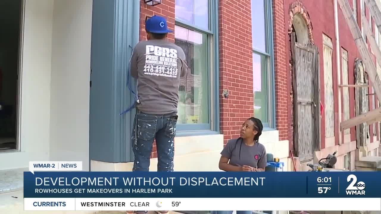 Rowhomes get makeovers in Harlem Park