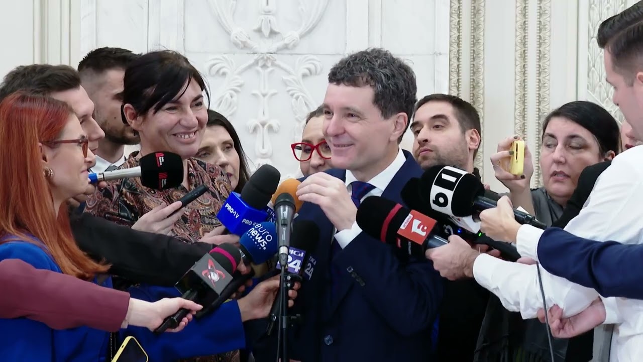 🟢 LIVE Declarații de presă susținute la Palatul Parlamentului