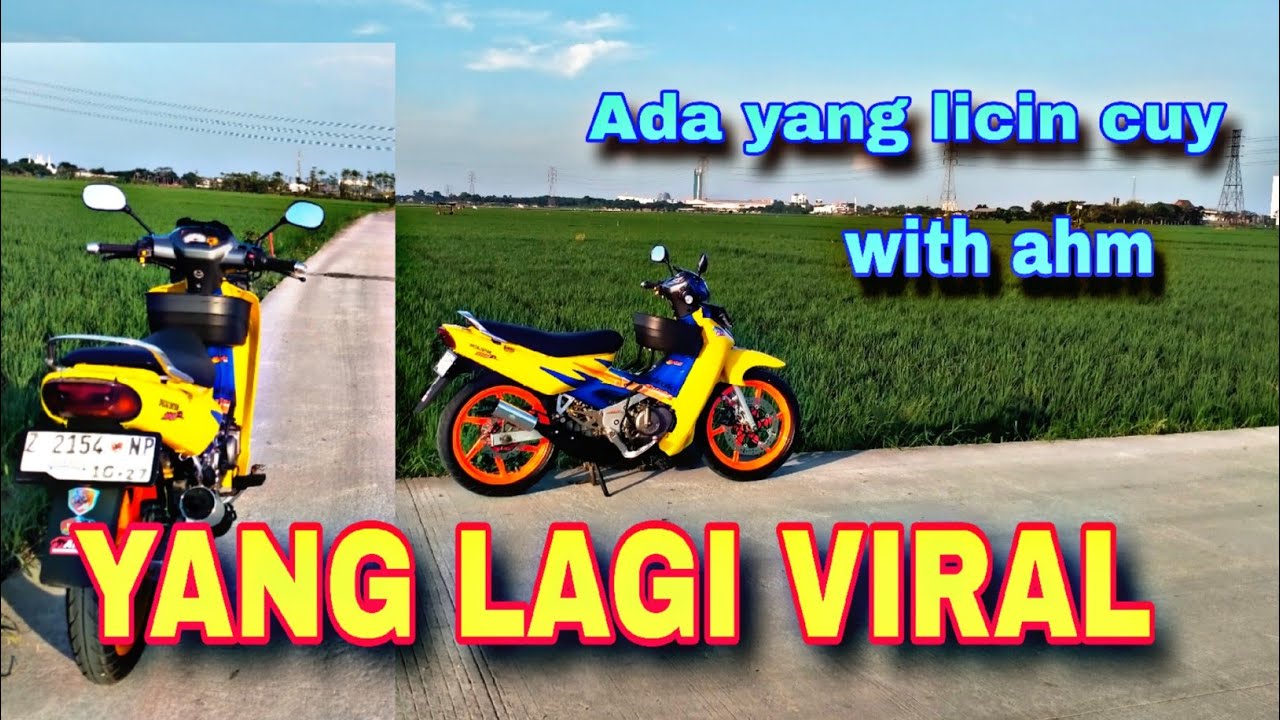 Nyoride sawah ajo Karawang satria 2tak 