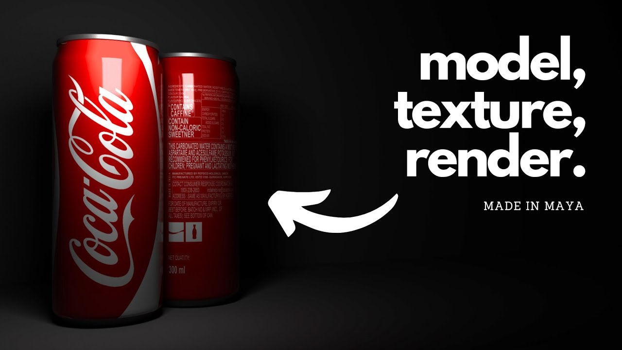 Model a texture ready Coca-Cola Can !