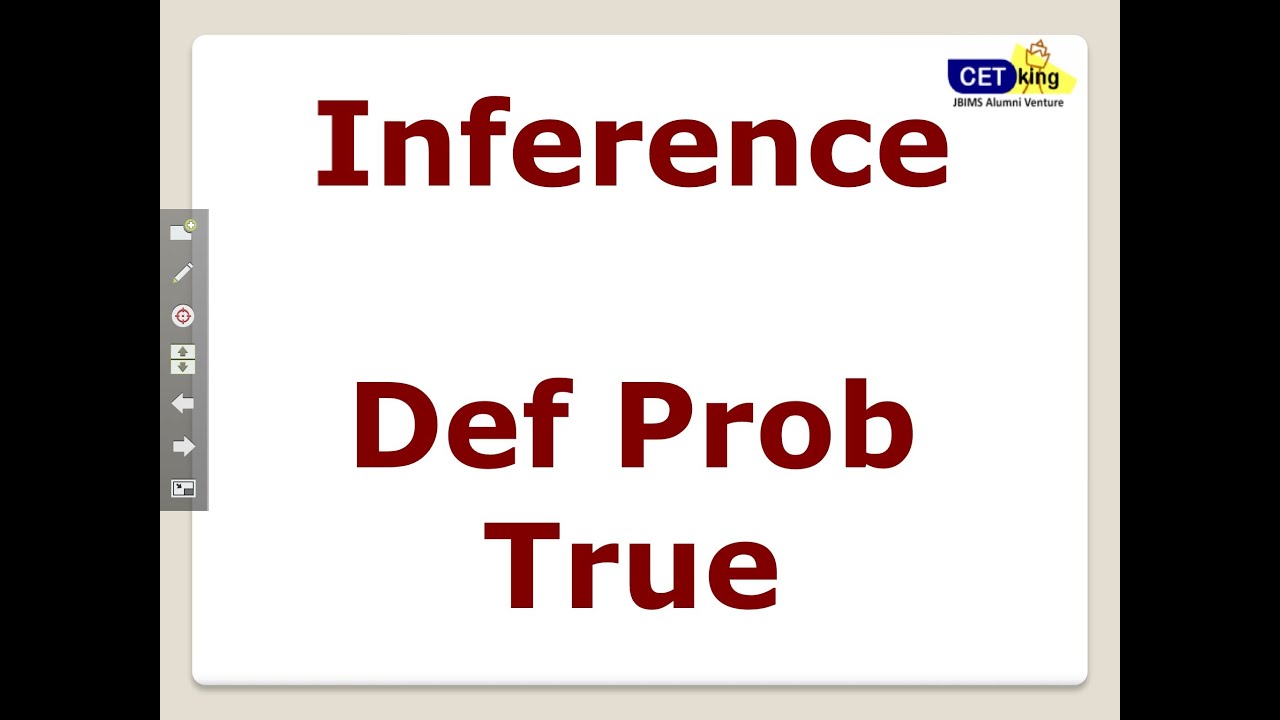VR8 Inference Definitely Probably True Cetking Verbal Reasoning Workshop for CET IBPS PO