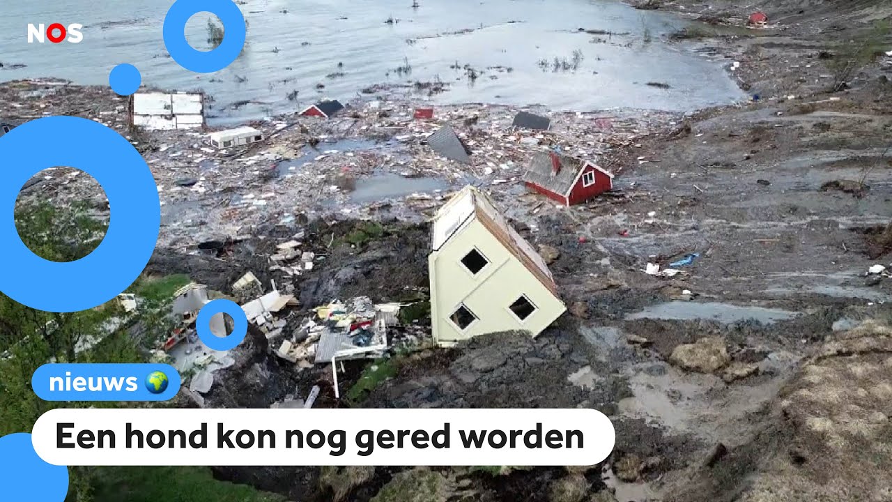 Wow: aardverschuiving spoelt acht huizen weg