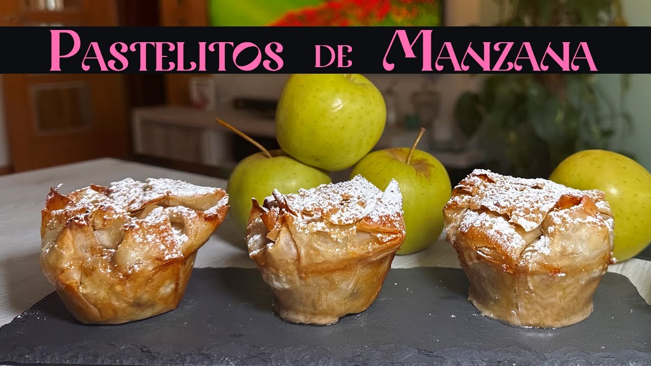 PASTELITOS DE MANZANA con masa filo: ¡Sorprende a todos en casa!