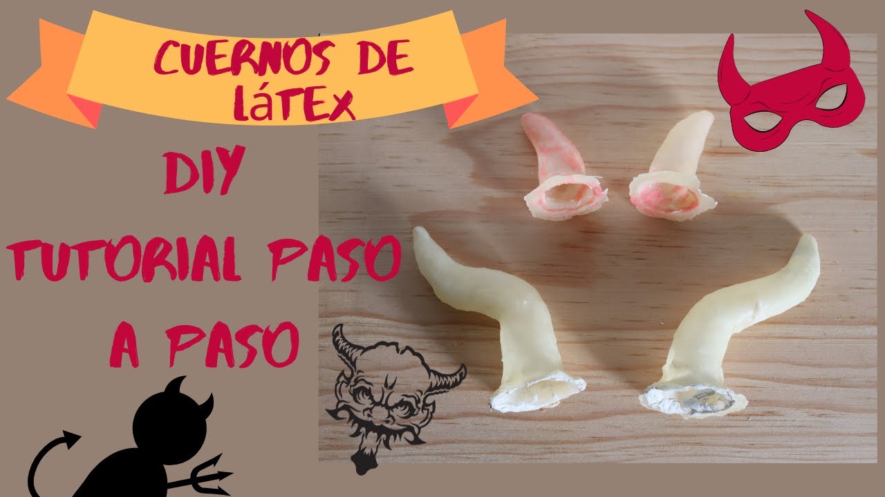 Tutorial paso a paso I Cuernos de látex I Prostéticos I Maquillaje teatral I Diario de una actriz