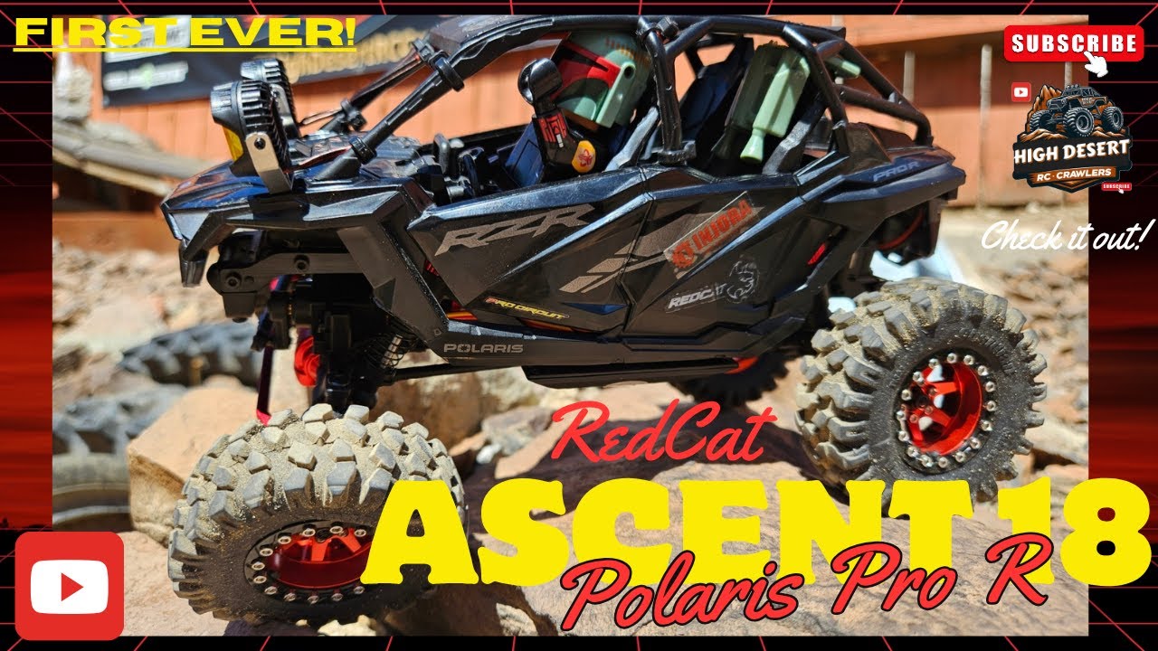 Проект RZR! Redcat Ascent 18 с кузовом от Polaris RZR Pro R, изготовленным на заказ!