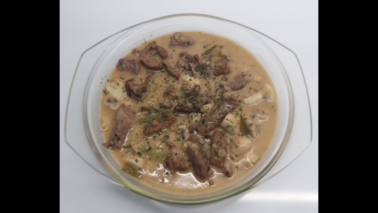 Ternera Stroganoff con Thermomix®- Cookidoo®
