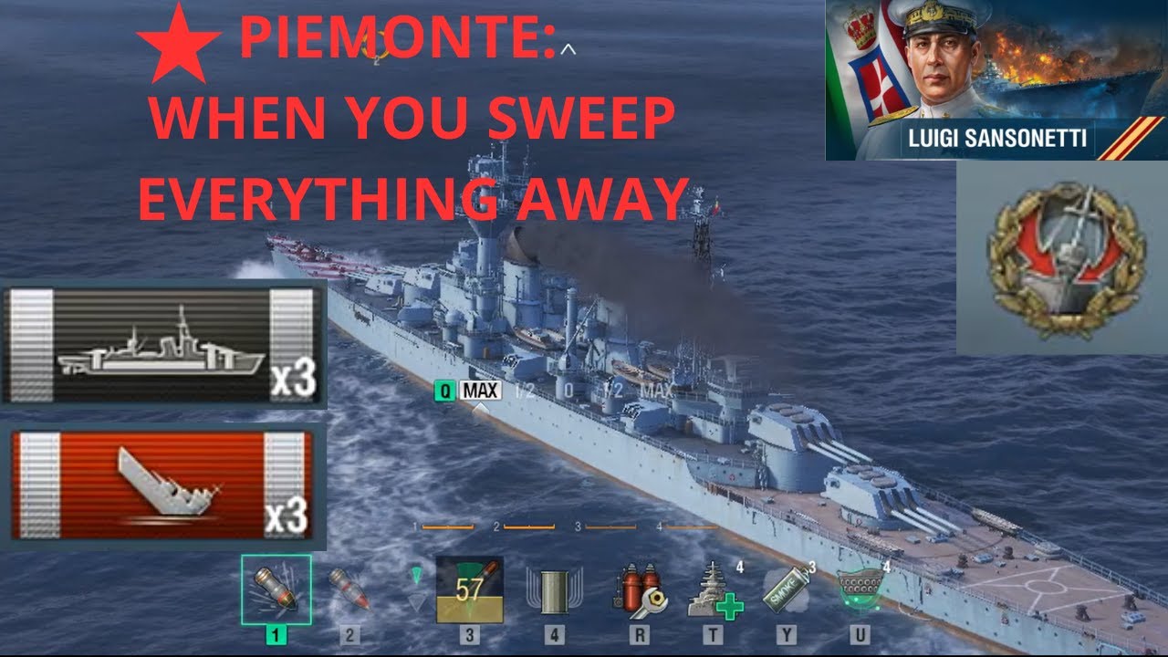 WOWS: PIEMONTE 173K WHEN YOU SWEEP EVERYTHING AWAY