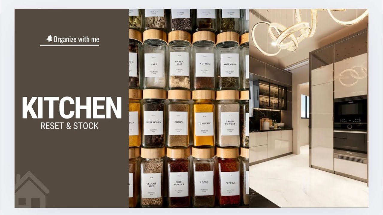 Удовлетворительное пополнение запасов на кухне 🧂 | Баночки со специями + Наведение порядка под ра...