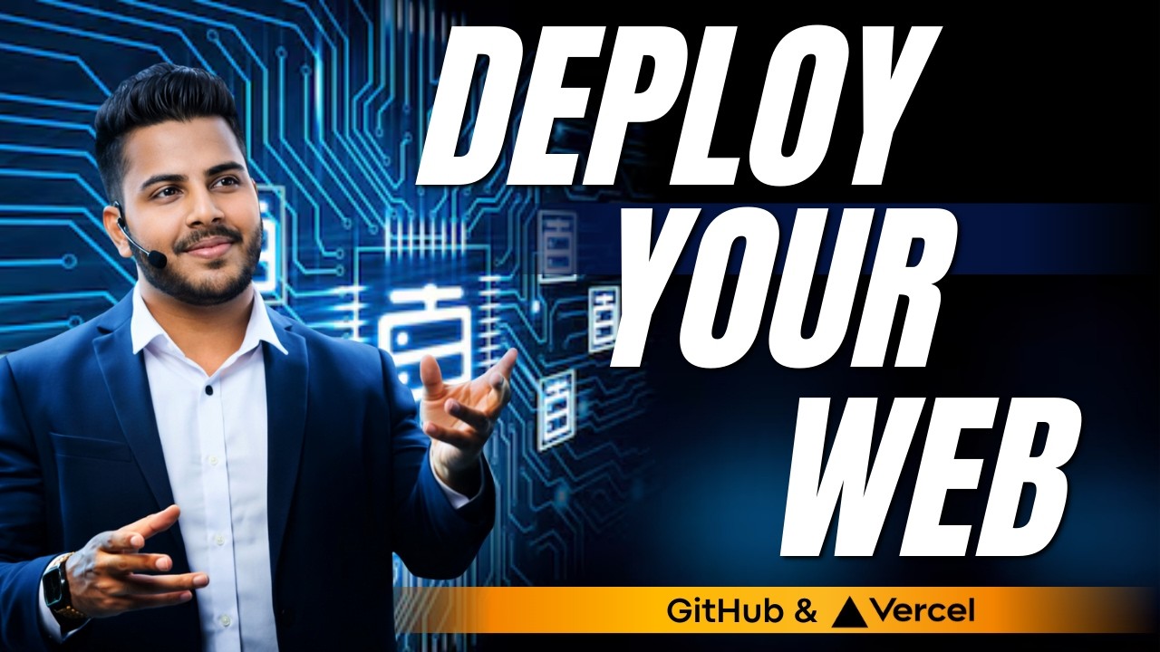 Deploy Any Website FREE Using  Vercel (Step-by-Step Beginner Guide) - Part 1