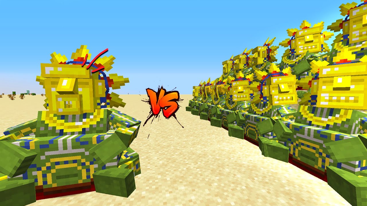 The Sun Chief vs 10x Mowzie's Mobs in Minecraft!