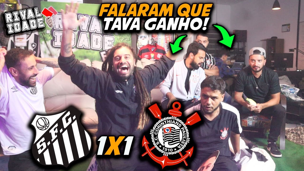 React Santos 1x1 Corinthians | Melhores momentos | Gols | Paulistão