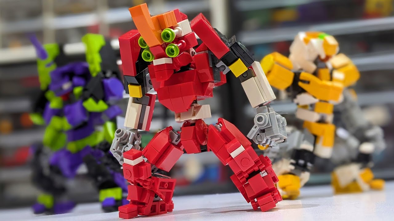 Lego Evangelion Unit 02 弐号機 SD Style