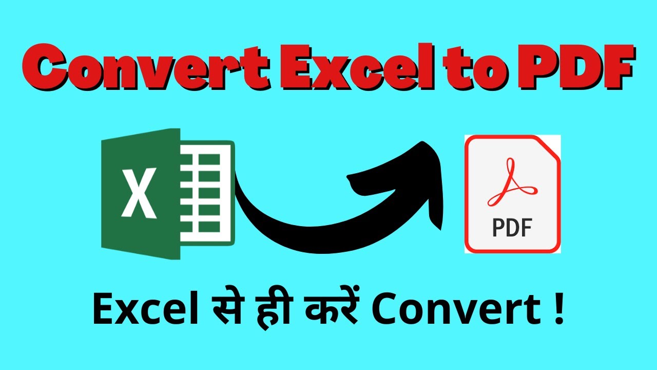 How to Convert Excel to PDF from excel software #excel  | #loretel