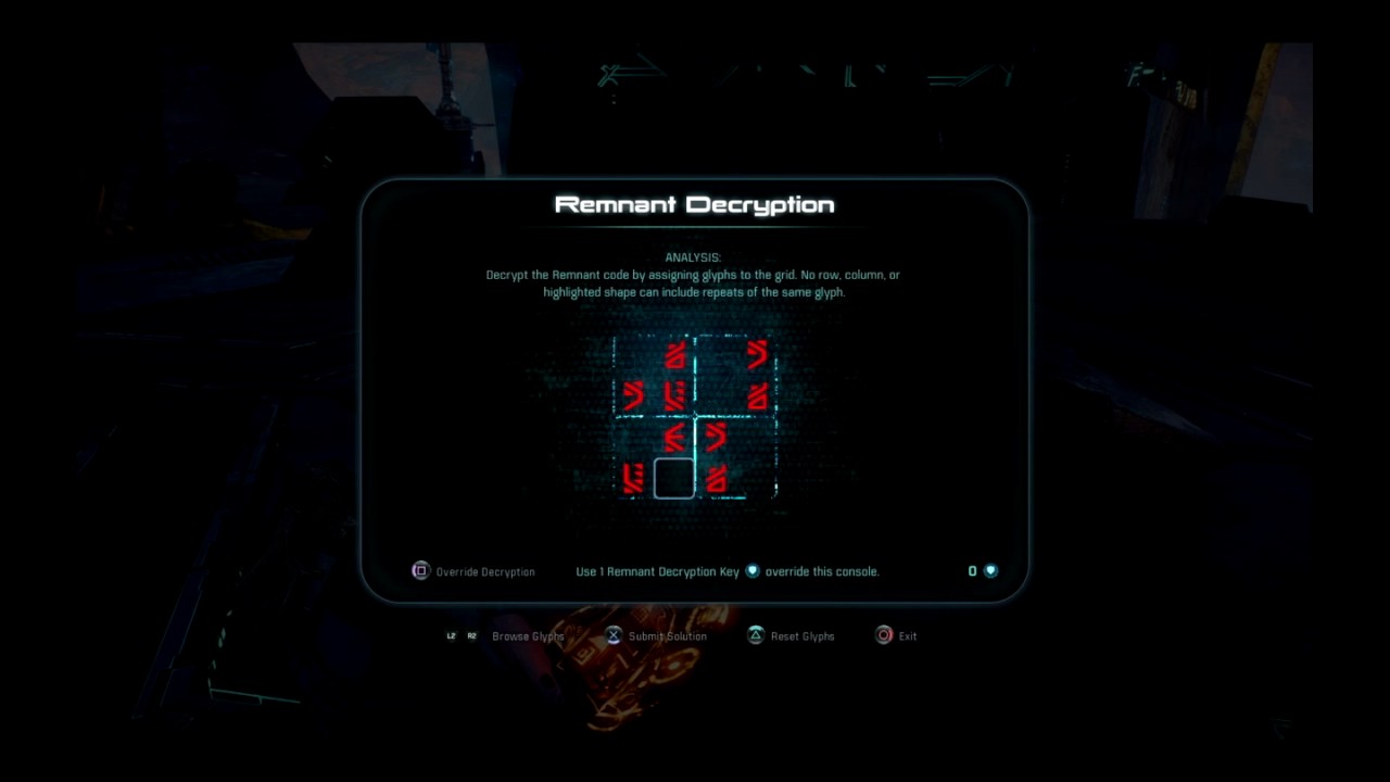 Mass Effect Andromeda  - Activate Remnant Monoliths (Glyph Puzzle)
