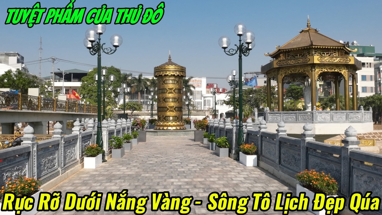 Dòng Kênh Đã Đổi Chiều   Dưới Nắng Vàng Sông Tô Lịch Đẹp Qúa.